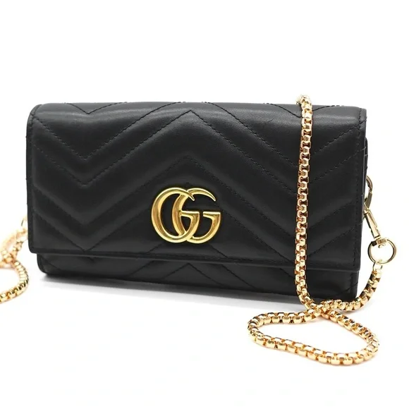 🍓GUCCI Marmont Logo Wallet - Picture 2 of 16